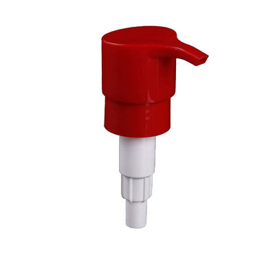 پمپ توزیع کننده بطری پلاستیکی Red Screw Lock 24/410 برای صابون شستشوی بدن