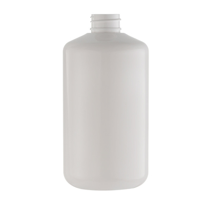بطری پلاستیکی گرد سفید شیری مواد PET / بطری بسته بندی لوازم آرایشی و بهداشتی
